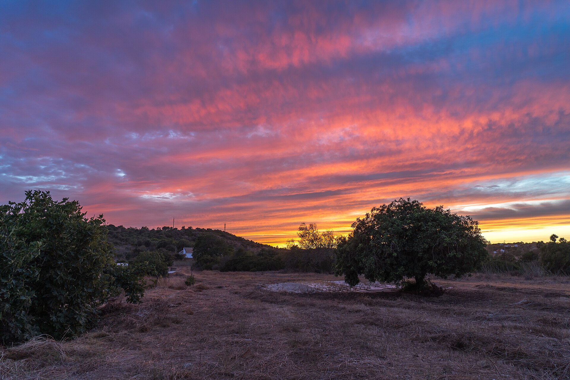 2025-09-08 Sunset in countryside near Lagos, Algarve.jpg Sunset in countryside near Lagos, Algarve