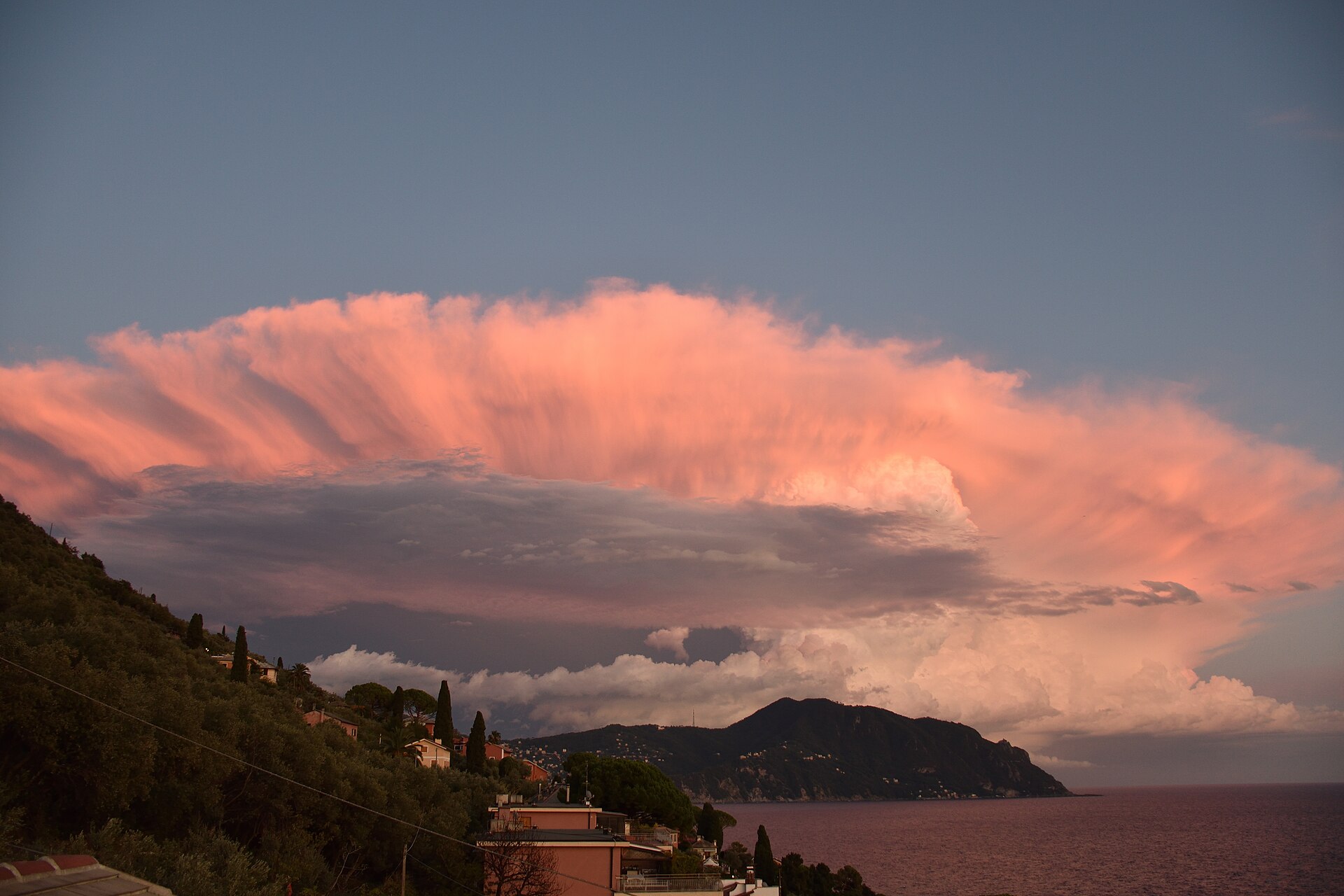 AllQuietOnTheOrientalFront.jpg A spectacular sunset on the Portofino mountain, Genoa, Italy, September 2017
